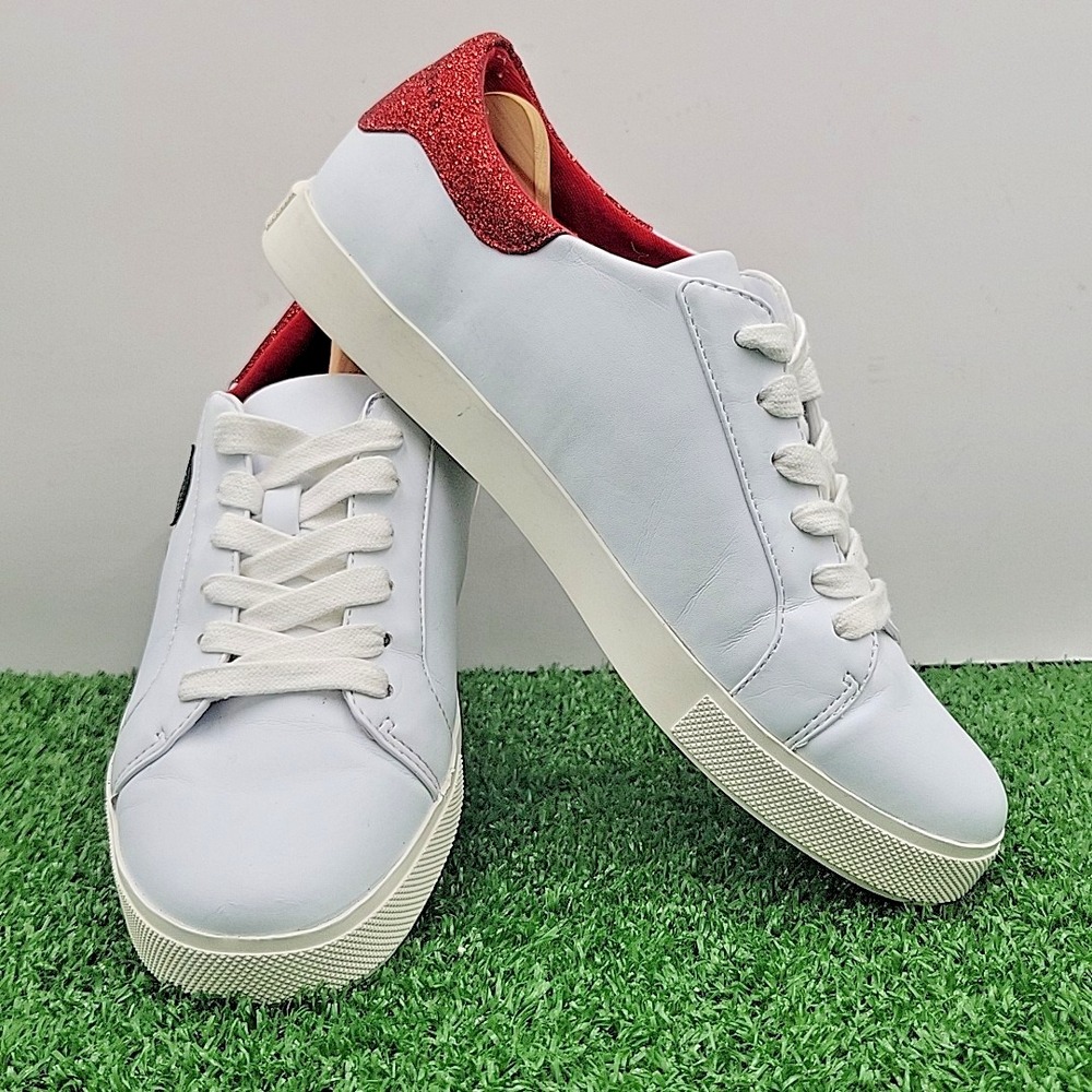 Katy Perry  Collection Womens Shoes 8.5 Medium Lace-Up Sneakers The Rizzo Cherry - Picture 11 of 12
